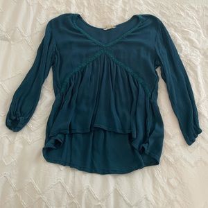 Blue long sleeve shirt